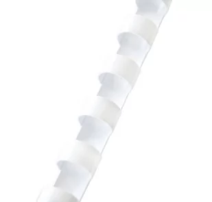 Argo Grzbiety do bindowania plastikowe, przezroczyste, 14 mm, 100 sztuk, oprawa do 125 kartek - Grzbiety do bindownic - miniaturka - grafika 1