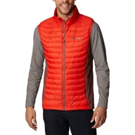 Kamizelki męskie - Męska Kamizelka pikowana COLUMBIA M POWDER PASS VEST 1842414839 – Pomarańczowy - miniaturka - grafika 1