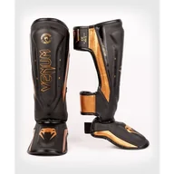 Ochraniacze do sportów walki - Venum Ochraniacze Piszczeli Elite Evo Black/Bronze - miniaturka - grafika 1