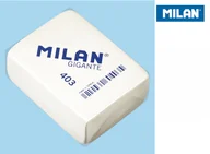 Przybory szkolne - MILAN Gumka Milan z kauczuku syntetycznego GIGANTE biała 403 - miniaturka - grafika 1