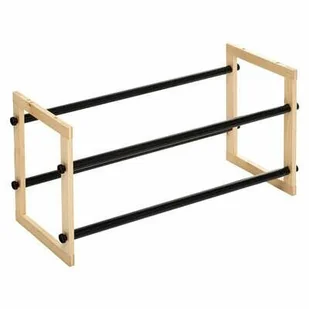 Stojak na buty drewniano-metalowy - Wieszaki i stojaki - miniaturka - grafika 1