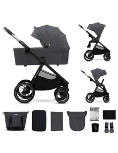 Kinderkraft Nea 2 Wózek głęboko-spacerowy Deep grey - Wózki dziecięce - miniaturka - grafika 1