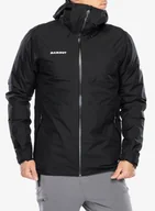 Kurtki narciarskie - Kurtka Mammut Convey 3in1 HS Hooded Jacket - black/black - miniaturka - grafika 1