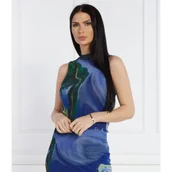 Koszulki i topy damskie - Desigual Top Desigual x Monsieur Christian Lacroix | Slim Fit | stretch - miniaturka - grafika 1