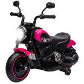 Pojazdy elektryczne dla dzieci - Milly Mally Pojazd na akumulator Motocykl Eagle Pink - miniaturka - grafika 1