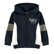 Bluzy dla dziewczynek - Bluza dziecięca Name It Mobeng rozsuwana z kapturem bawełniana-80 - miniaturka - grafika 1