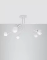 Lampy sufitowe - Sollux Lighting Żyrandol SUPEŁ 5 biały - miniaturka - grafika 1