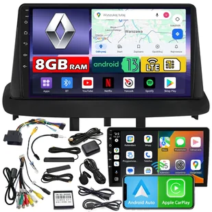 Radio samochodowe NCS ZQ9 RENAULT MEGANE 3 III 2008-2014 Android 8GB LTE - Radia samochodowe - miniaturka - grafika 1