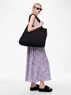 Torebki damskie - Pieces Shopper bag "Kinna" w kolorze czarnym - miniaturka - grafika 1