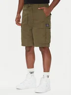 Spodenki męskie - DC Szorty materiałowe Tundra ADYWS03086 Zielony Regular Fit - miniaturka - grafika 1