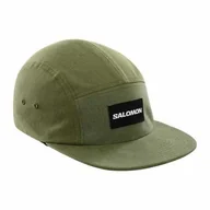 Czapki i chusty sportowe damskie - Czapka Salomon Five Panel Grape Leaf / Forest Night - miniaturka - grafika 1
