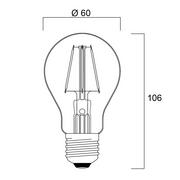 Żarówki LED - Sylvania ToLEDo Retro żarówka LED E27 4,1 W 4 szt. - miniaturka - grafika 1