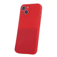 Etui i futerały do telefonów - TelForceOne Nakładka Card Cover do Samsung Galaxy A33 5G czerwony - miniaturka - grafika 1