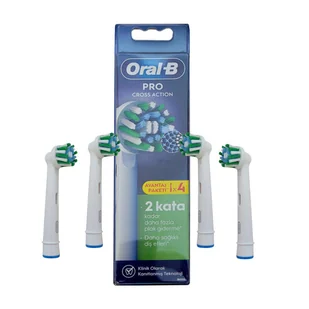 Końcówki ORAL-B EB50X PRO-4 White - Końcówki do szczoteczek elektrycznych - miniaturka - grafika 1