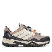 Buty trekkingowe damskie - Trekkingi adidas Terrex Skychaser JQ9938 Brązowy - miniaturka - grafika 1