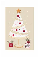 Pasmanteria - Haft krzyżykowy - Zestaw do haftu - Kartka świąteczna - Choinka - miniaturka - grafika 1