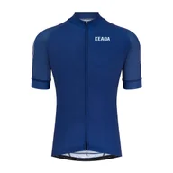 Koszulki rowerowe - Damska koszulka kolarska z krótkim rękawem – Granatowa - miniaturka - grafika 1
