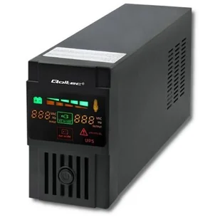 Qoltec Zasilacz awaryjny UPS MONOLITH | 800VA | 480W | LCD | USB (53952) - Zasilacze awaryjne UPS - miniaturka - grafika 1