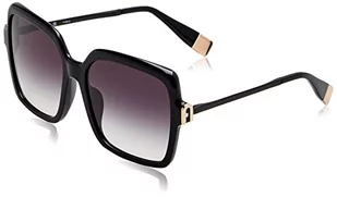 Furla SFU626 Okulary Shiny Black, 58 damskie, Shiny Black - Okulary przeciwsłoneczne - miniaturka - grafika 1