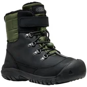 Buty dla chłopców - Dziecięce buty zimowe Keen Kanibou Wp Youth Rozmiar butów (UE): 39 / Kolor: czarny/zielony - miniaturka - grafika 1