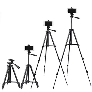 Statyw uniwersalny Alogy Tripod uchwyt do telefonu stojak 1/4 do kamer GoPro z pilot Bluetooth, pokrowiec Czarny - Statywy fotograficzne - miniaturka - grafika 4