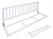 Zabezpieczenia dla dzieci - BARIERKA OCHRONNA BLOKADA BRAMKA DO ŁÓŻKA DZIECKA RODZICÓW 112x38 cm - miniaturka - grafika 1