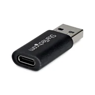 Adaptery i przejściówki - StarTech U32-AMCF-USBADAPTER przejściówka do kabli USB-A USB-C Czarny - miniaturka - grafika 1
