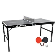Tenis stołowy - Mini stół do tenisa stołowego/ping ponga TT160, z 2 rakietkamii i 3 piłkami - miniaturka - grafika 1