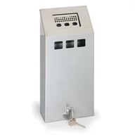 Wyposażenie miejsc publicznych - KOVOS Popielniczki do powieszenia na ścianie PO 350 150 70 NER - miniaturka - grafika 1