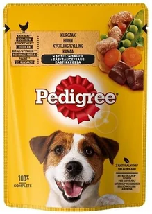 PEDIGREE Adult saszetka 24x100g - mokra karma dla psów z kurczakiem i warzywami w sosie - Mokra karma dla psów - miniaturka - grafika 2