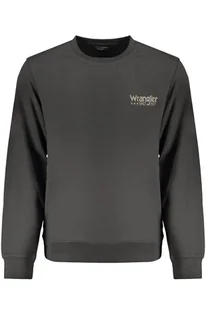 CZARNA BLUZA MĘSKA Z ZAMKIEM WRANGLER - Bluzy męskie - miniaturka - grafika 1