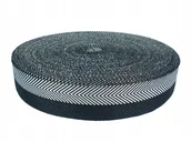 Okleiny - Taśma Pasek Dekoracyjny Dwukolorowy Czarno Szary - miniaturka - grafika 1