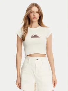 Billabong Top EBJZT00436 Biały Regular Fit - Koszulki i topy damskie - miniaturka - grafika 1