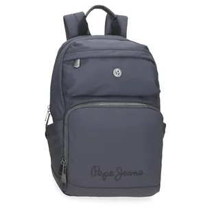 Pepe Jeans Corin Plecak na Laptopa 13,3 cala Szary 25 x 37 x 10 cm Poliester i PU 9,25 l by Joumma Bags, Szary, Talla única, plecak na laptopa - Torby na laptopy - miniaturka - grafika 1