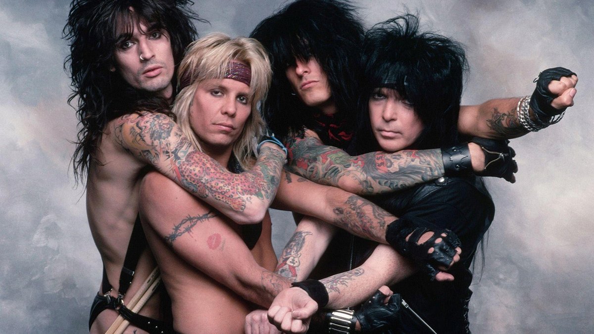 PODKŁADKA POD MYSZ Nadruk 22x18 cm Mötley Crüe Motley Crue Tekst Prezent