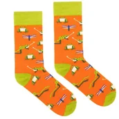 Skarpetki męskie - Skarpetki z bawełny organicznej - Żaba Śmieszka - KABAK 36-41 - miniaturka - grafika 1