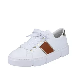 Rieker Damskie sneakersy N5908, biały, 43 EU - Sneakersy damskie - miniaturka - grafika 1