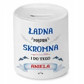 Skarbonki - Skarbonka Dla Anieli Idealny Urodziny Prezent z Nadrukiem ze Zdjęciem - miniaturka - grafika 1