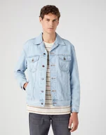 Kurtki męskie - Wrangler Anti Fit Jacket Męska Kurtka Jeansowa Jeans Baby Blue W45973Y94-S - miniaturka - grafika 1