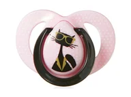 Smoczki uspokajające - Tommee Tippee Smoczek uspokajający Moda Girl 6-18m 1szt - miniaturka - grafika 1