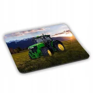 Podkładki pod mysz - PODKŁADKA POD MYSZ John Deere Traktor + IMIĘ - miniaturka - grafika 1