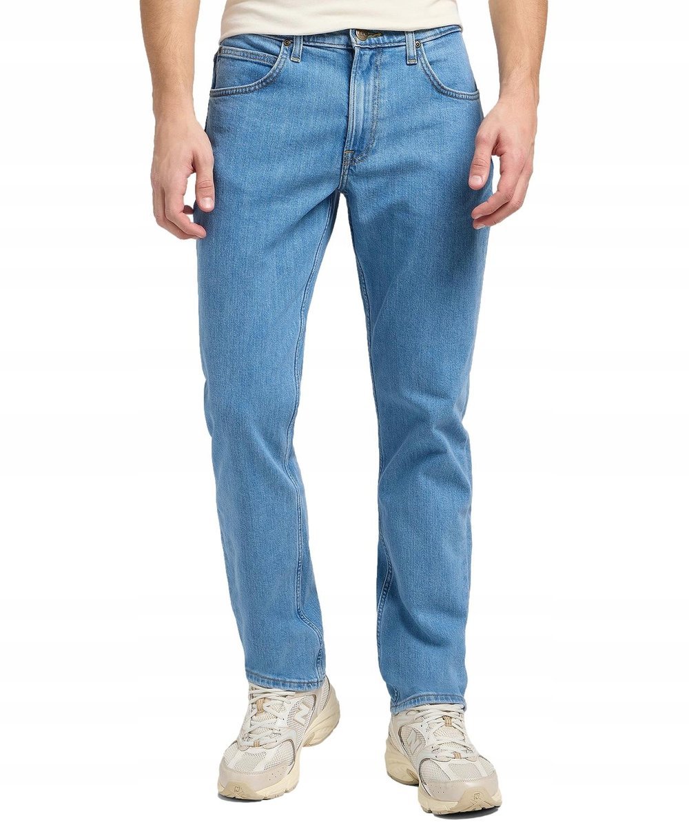 Jeansy Lee Brooklyn Straight 112145194 Light Stone W 36 / L 32