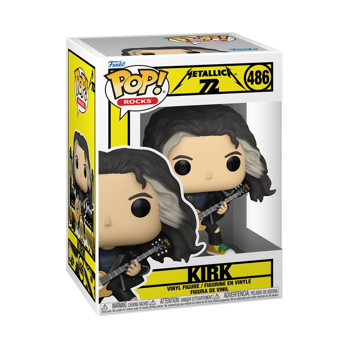 Funko, Funko POP!, MUZYKA, Figurka Kolekcjonerska,Metallica, Kirk (72S)
