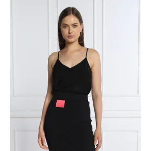 Armani Exchange Top | Regular Fit - Koszulki i topy damskie - miniaturka - grafika 1