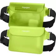 Etui wodoodporne Spigen A620 Universal Waterproof Waist Bag 2-Pack Cactus Green