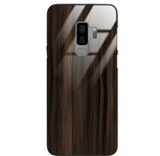 Etui i futerały do telefonów - Etui drewniane Samsung Galaxy S9 Plus Premium Wood Dark Brown Forestzone Glass - miniaturka - grafika 1