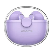 Słuchawki - USAMS 5.1 TWS BU  fioletowy/purple BHUBU02 - miniaturka - grafika 1