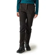 Spodnie damskie - Regatta Damskie spodnie trekkingowe Questra V czarne - miniaturka - grafika 1