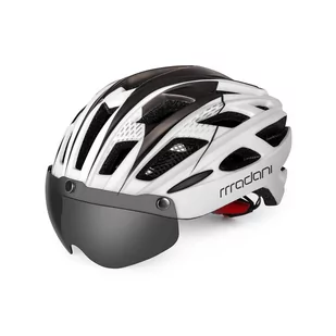 Kask rowerowy z szybą fotochromową madani HT19 - Kaski rowerowe - miniaturka - grafika 1