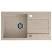 Zlewozmywaki - Zlewozmywak MYQ Seul 11 SEU11G3BS Beżowy - miniaturka - grafika 1